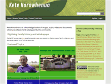 Tablet Screenshot of horowhenua.kete.net.nz